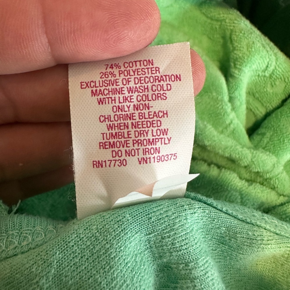 Xhilaration Green Swim Cover-Up Women’s Medium. NWOT Heart Pattern - Picture 6 of 6